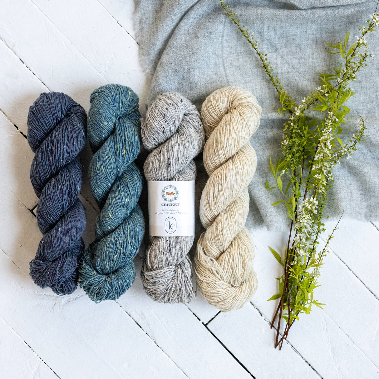 Cricket Donegal Tweed Merino Wool Yarn